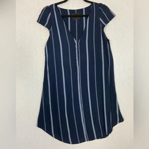 Rails Nordstrom Blue striped 100% rayon dress Sz S